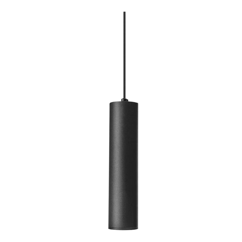 Suspension cylindrique en métal noir